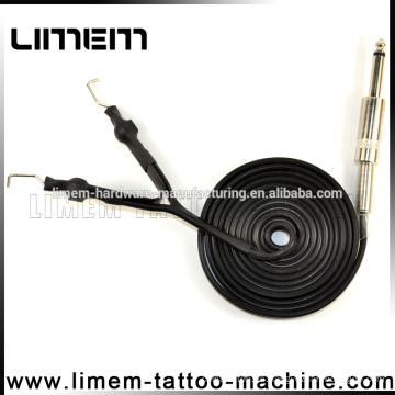 Venta caliente tatuaje 1.8 m largo clipcord de silicona negro